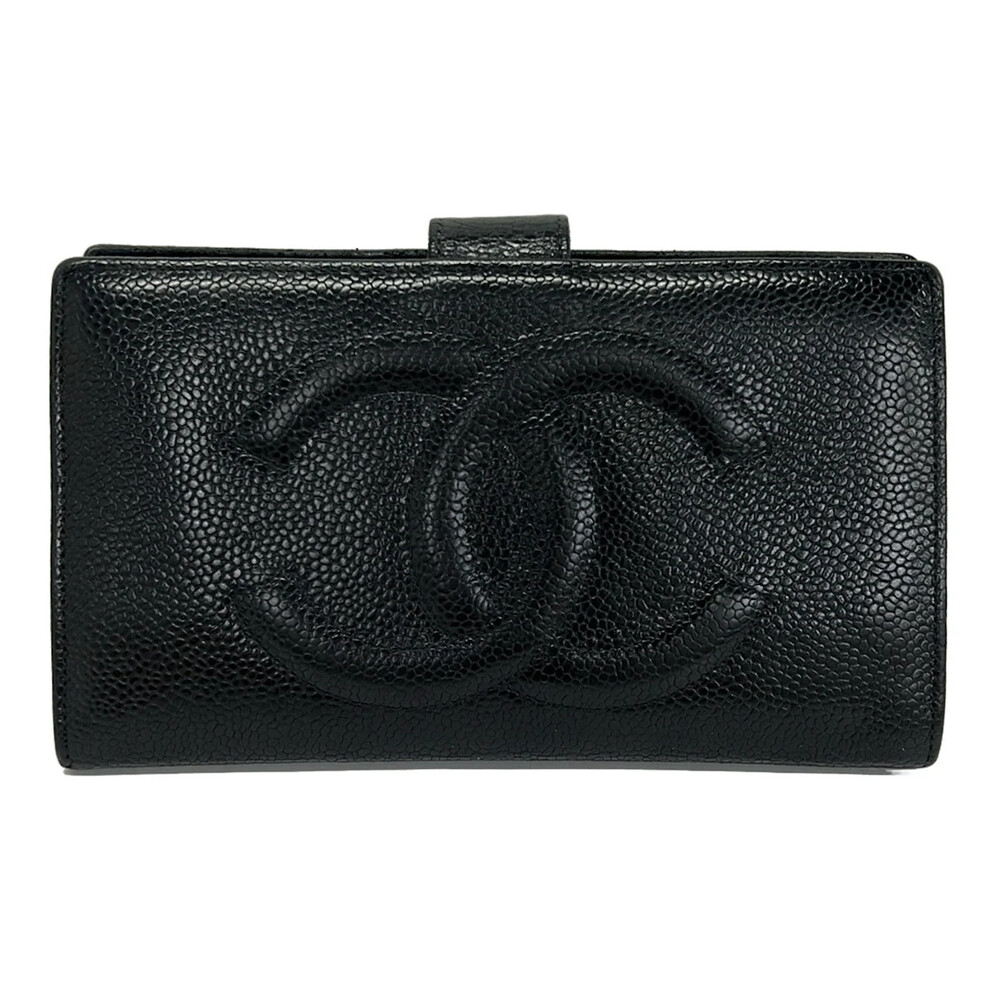 Chanel Black Calfskin Long Wallet #356034C59B
